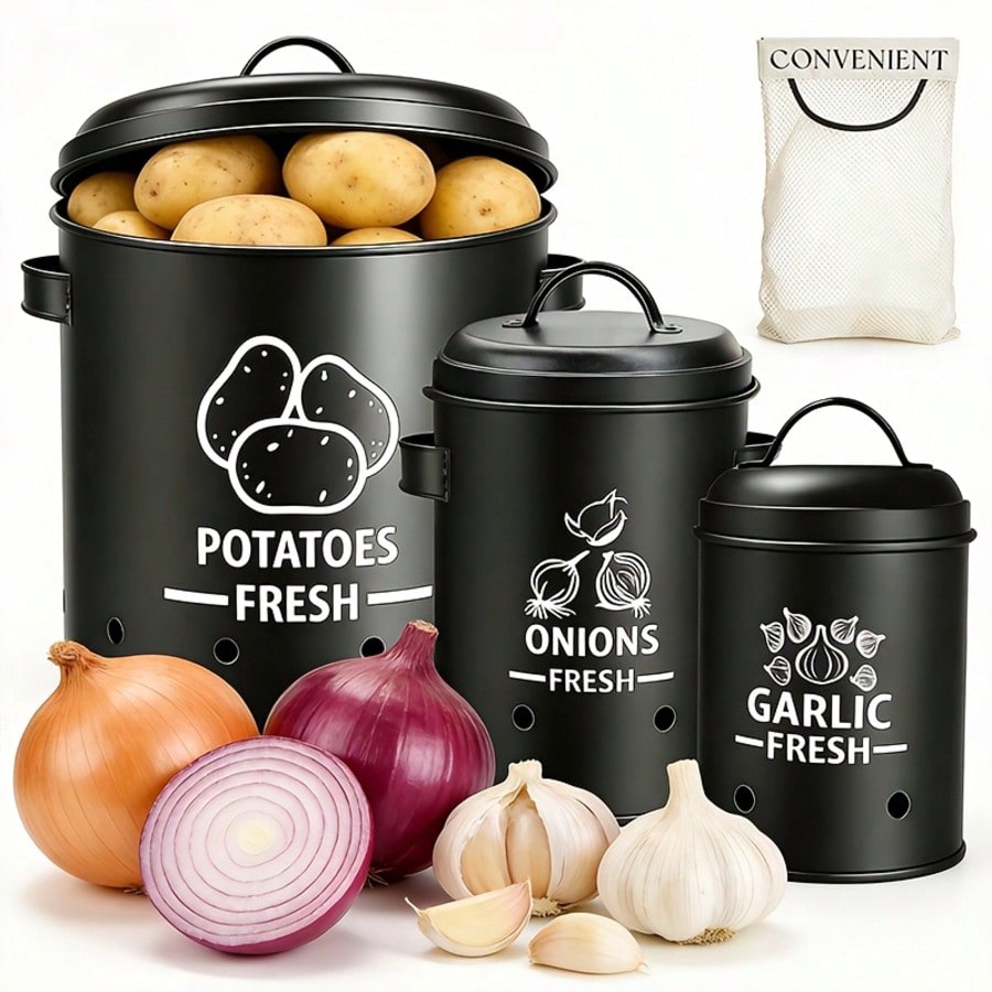 Kitchen Gadgets Organizer - Ensemble de 3 bacs de rangement
