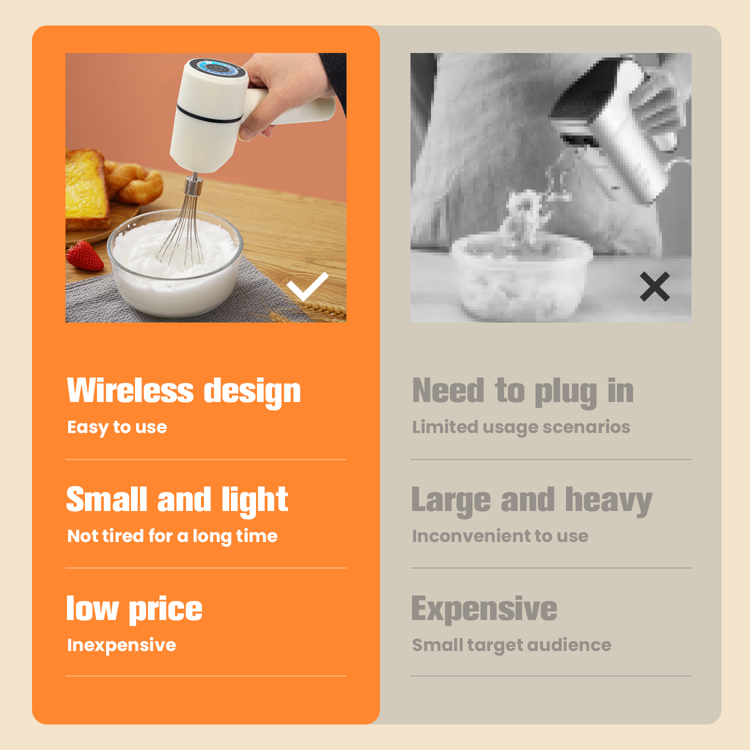 Batteur à œufs électrique Port - Kitchen Gadgets New Products avis et prix