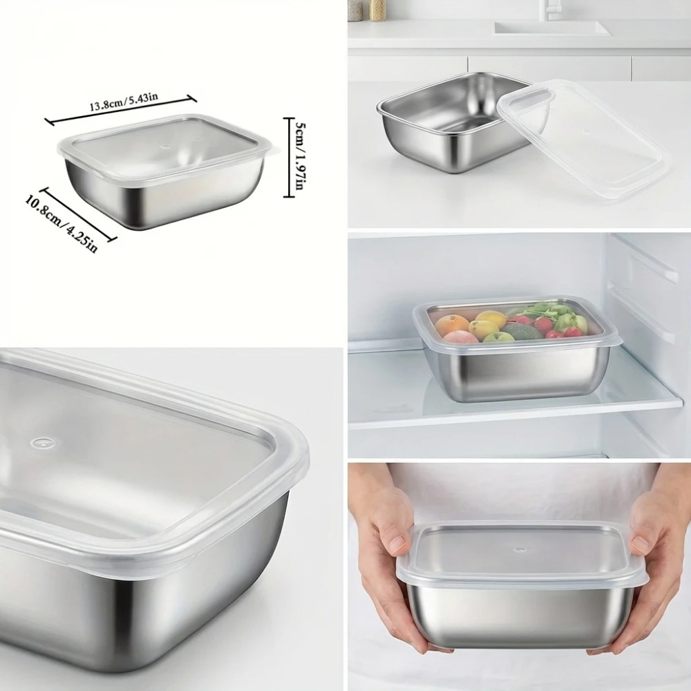 Lot de 6 boîtes de conservatio - Kitchen Gadgets Organizer avis et prix
