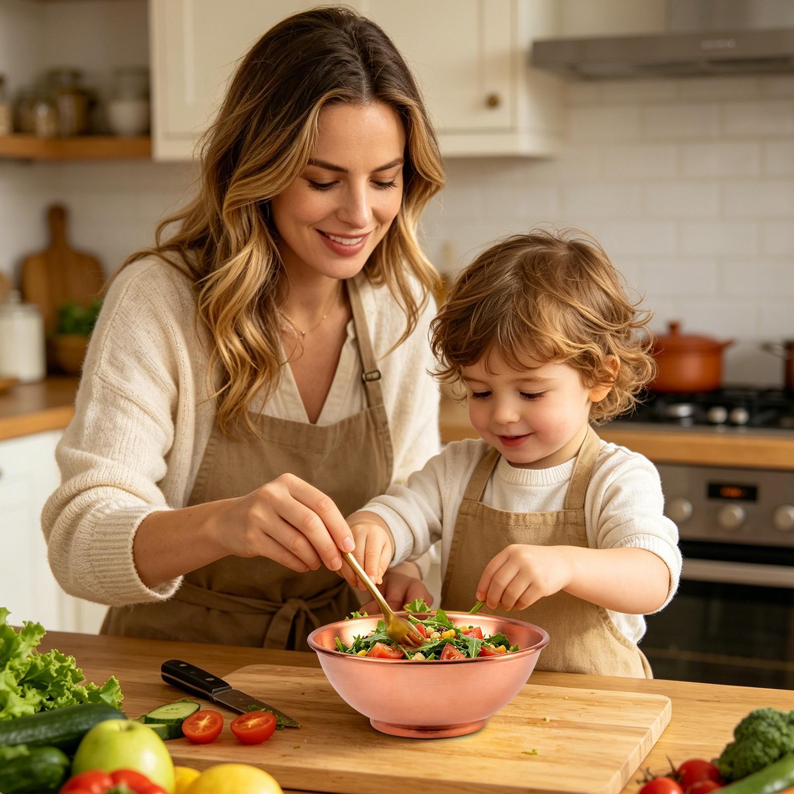 Grand bol en cuivre, récipient - Kitchen Gadgets Organizer avis et prix